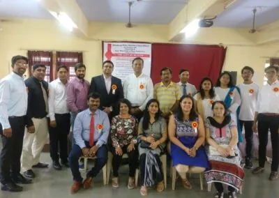 Group photo at a physiotherapists' association workshop